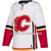 Calgary Flames Blank Adidas Weiß Trikot Authentic - Herren